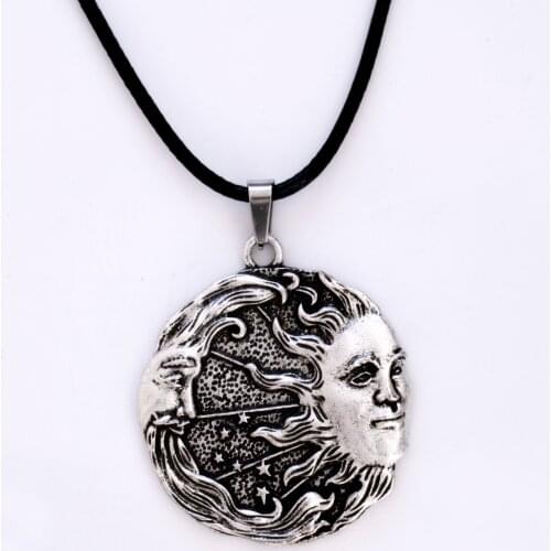 Sun And Moon Necklace Dainty Necklace Gift Ideas Crescent Moon Necklace Sun Necklace Moon Jewelry Celestial