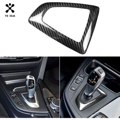 Specialized For Bmw F30 Car Stickers and Decals 3 Series Gear Panel Interior Details Carbon Fiber Covers Auto Accessories