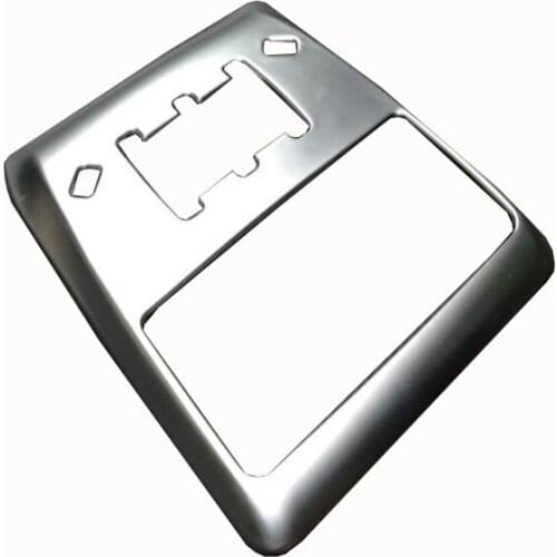 Top Quality car cover stick Chrome ABS front head read reading roof light lamp frame trim 1pcs for Chevrolet Trax 2014 2015 2016