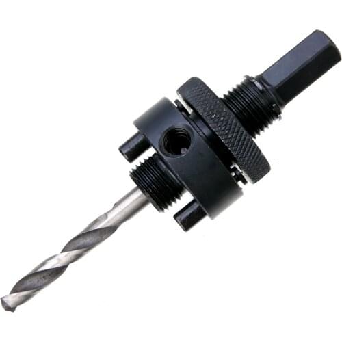 1pcs Hole Saw Arbor Cutting Drills Steel Metal Cutter Hole Saw Arbor Hex Shank Core Drill Bits For 32mm-210mm Mandrels Saws
