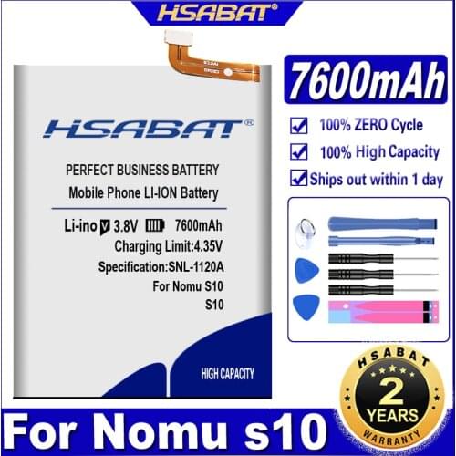 HSABAT S10 6100mAh Battery for Nomu S10 Batteries