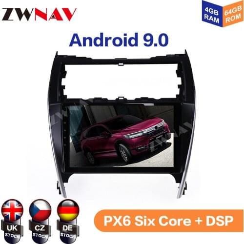 Android 9 4+64G For Toyota Camry 2012 2013 2014 2015 - 2017 IPS HD Screen Radio Car Multimedia Player GPS Navigation Audio Video