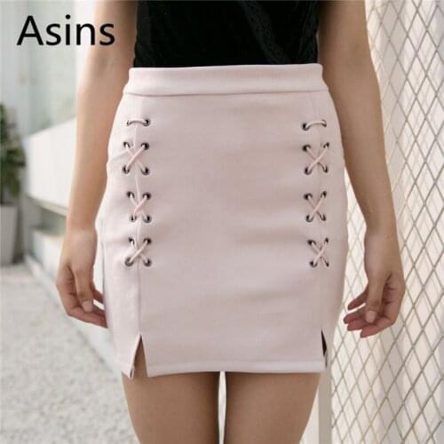 Женские юбки с высокой талией Asins China At AliExpress