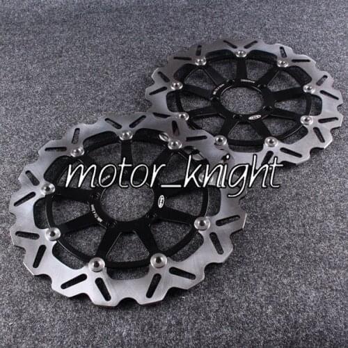 Black Front Rotors Motorcycle for Ducati 749 848 999 Monster 998 1100 Motorbike Brake