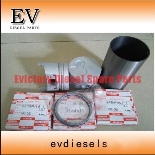EV For Isuzu Liner Kit 3LD1 piston piston ring cylinder liner crankshaft bearing con rod bearing full gasket