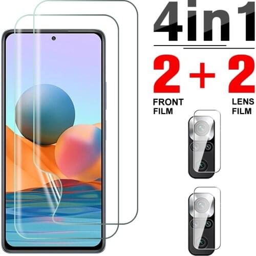 Hydrogel Film For Xiaomi Redmi Note 10 Pro Protective Film For Xiamoi Redmi Note 10 Pro Max 10S 10 10T 5G 10Pro Lens Protector