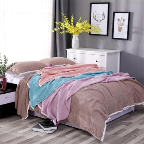 35 Styles Cotton Muslin Blanket Bed Cover Blankets for Beds Sofa Bedspread Sofa Cover Travel Soft Throw Blanket Home Textile