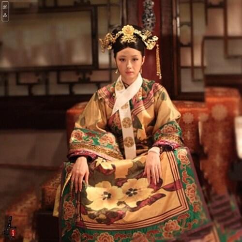 Huafei Princess Hua Elegant Embroidery Costume TV Play Legend of Zhenhuan Qing Dynasty Costume