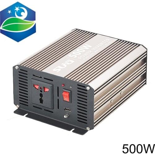 500W pure sine wave solar power inverter DC 12V 24V to AC 110V 220V digital