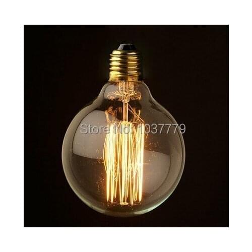 Free shipping sample order G80 striaght flament lamp globe D80*L118mm Edison filament bulbs E27 220V E27 60W