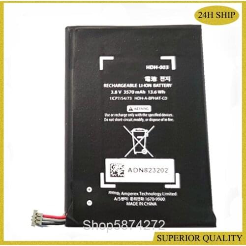 10pcs 3.8V 3570mah Li-polymer Battery for Nintendo Switch Lite HDH-003 Replacement Battery