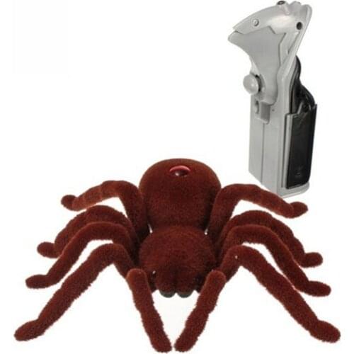 Halloween Gift Trick Prank Model Remote Control Realistic RC Spider Scary Toy Lifelike Halloween Props Scary Remote Control Toys