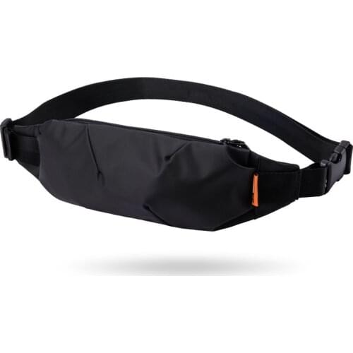 Male Ladies Nylon Waist Bag Unisex Bumbags and Adjustable Belt Fanny Packs Money Pockets for Travelling Cycling Gym Running