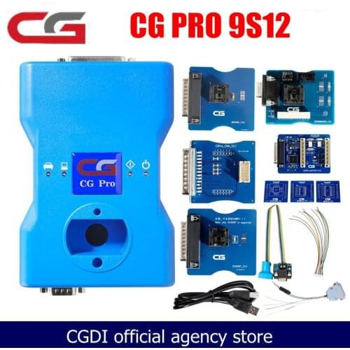 Original CG Pro 9S12 for freescale Key Programmer With all adapter Full version Next Generation of CG100 Get Work for Repair EWS