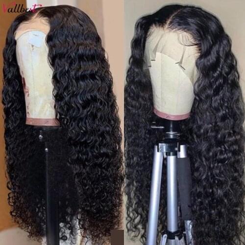 Vallbest Hair Deep Wigs Lace Frontal Human Hair Wigs 13×4 Lace Frontal Wigs Pre Plucked 150% Density Brazilian Hair For Women