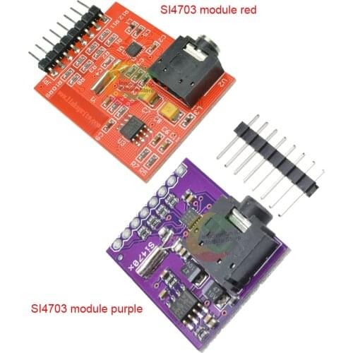 Ziqqucu Si4703 RDS FM Radio Tuner Evaluation Breakout Board for Arduino AVR PIC ARM Radio Data Service