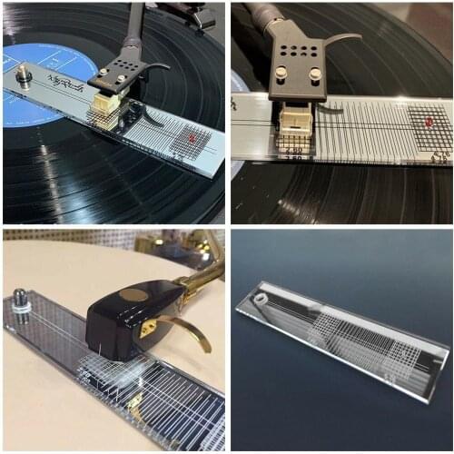 Adjustment Ruler Distance Gauge Protractor Record Lp Cartridge Phono Tool Stylus Turntable Phonograph Adjust Alignment Viny Z3M5