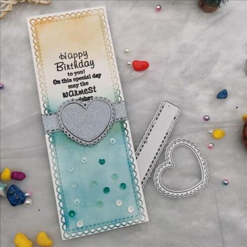 Heart-shaped cutting die New 2020 for DIY Scrapbooking Embossing Cards Tool Decorative Crafts Die Cuts