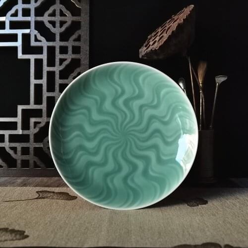 Plates for Salad Fruit Sauce Seasoning Dish 1PC Ceramic Small Side Dishes Porcelain Dinnerware 6 Inch Chinese Celadons Tableware