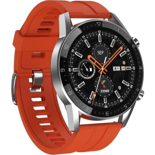 Dıjıkıng _ Zeus _ Smart Clock _ Talk _ Music _ Heartbeat _ Blood Pressure (Kırmızı_silicon_kayış)