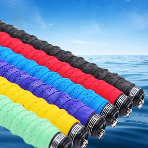 Bike Handlebar Wrap Tennis Fishing Rod Handle Tape Anti-slip Racket Handle Grips Cinta de la cana en video