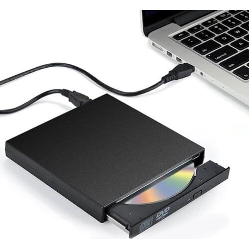 CD Player External DVD Drive, USB2.0 Portable CD/DVD+/-RW Drive/DVD Player CD Burner for Laptop Desktop