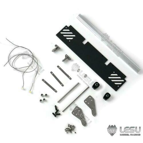 LESU Metal Rear Bumper Light Parts for 1/14 RC Tamiya VOLVO Tractor Truck Model TH16990