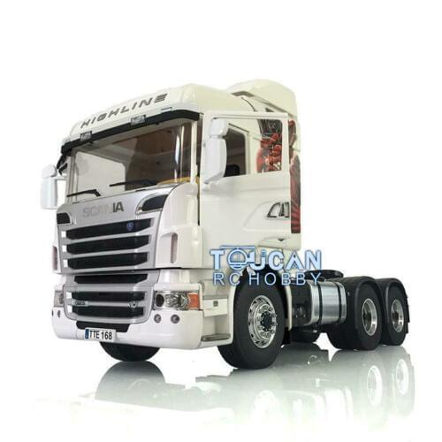 RC 1/14 Tractor Truck LESU 6*6 Axles Chassis Sca R730 Metal Hercul Gripen THZH0940-SMT4