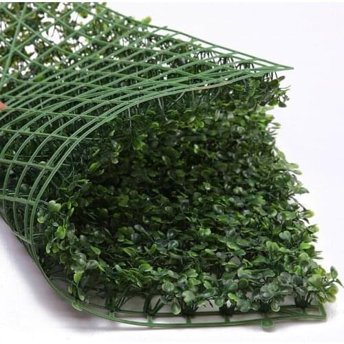 1/5pcs Realistic & Thick Artificial Hedge Boxwood Fence Privacy Screen Panels UV Protection Fresh Faux Foliage Backdrop