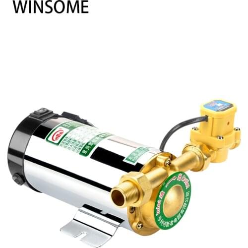 100W Tap Booster Pump Household Automatic Solar Shower Bath Electric Water Heater Water Pump Pipeline Booster Pump 220V Silent