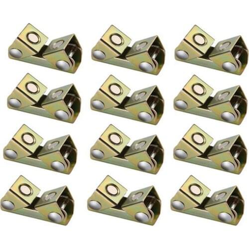 12PCS V Type Welding Jig Magnetic Welding Clamps Fixture Adjustable for Door Window Tool V Pads Weld Holders Hand Tool