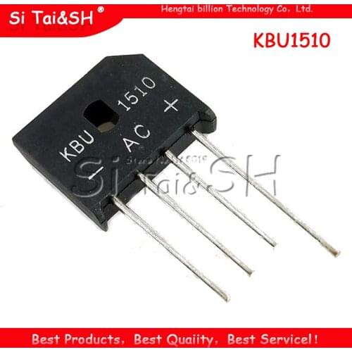 5PCS KBU1510 KBU-1510 15A 1000V diode bridge rectifier neue und original IC
