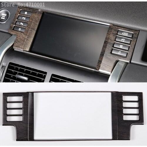 Oak Wood Colour Car Navigation Screen Decoration Frame Trim For Land rover Discovery Sport 2015-2018 Auto Accessories