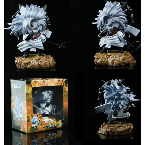 Pokemon Anime Action Figure Doll Q Version Pikachu Cosplay Uchiha Madara Hand-made Model Collection Children Toy Birthday Gift