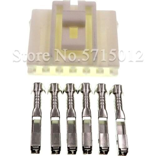 6 Hole 7283-1061 Electrical Sockets Auto Connector With Terminals For Car Auto