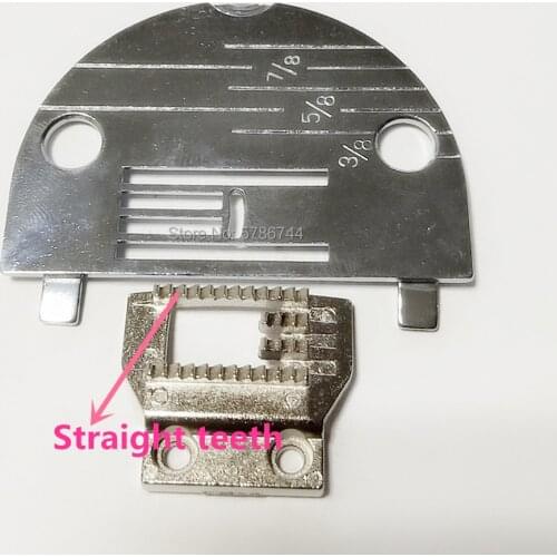 Needle plate #NZ-5LG Feed dog #Z14157 for Brother 1243,1283,Homemaker 2345-TW,Nelco R-1000,Western W-50-1,400,480,490 etc