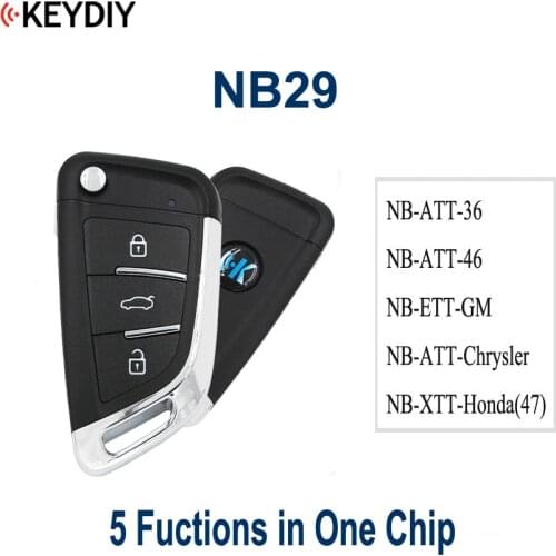 Multi-functional Universal Remote Key for KD900 KD900+ URG200 KD-X2 NB-Series ,KEYDIY NB29 (all functions Chips in one key)