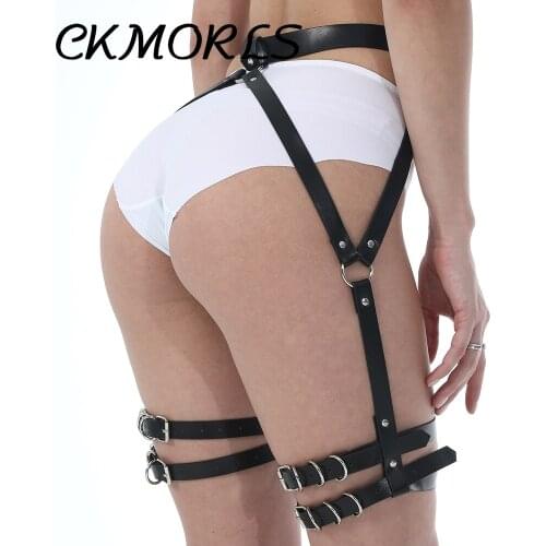 CKMORLS Fashion Women Harness Body Belts Sexy Garters Bondage Strap Band Waist To Leg Adjust Suspender Clothes Accessories