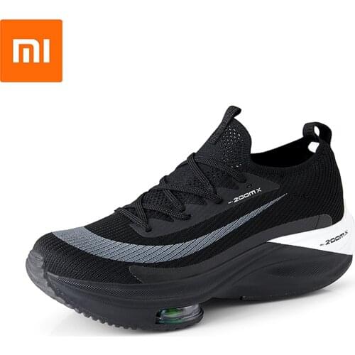 Xiaomi MenS Sneakers Non-Slip Knit Cozy Unisex Men Shoes Half Palm Air Cushion Walking Marathon Tenis Next Flyease Running Shoe