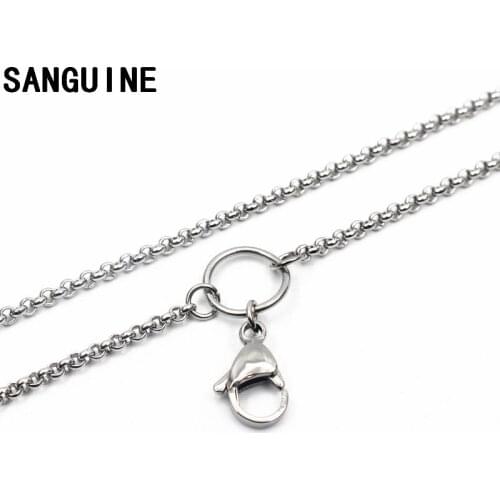 Newest 1pcs long Chains Necklace 80cm Stainless Steel Silver Rope Chain Lobster Clasp Chains Jewelry For Women Floating Locket