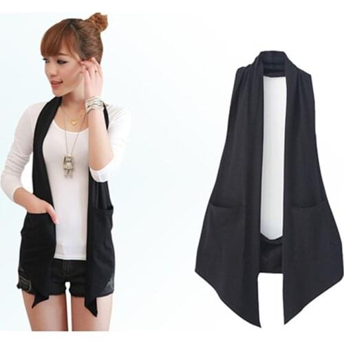 Autumn Women Fashion OL Style Halter Sleeveless Jacket Spring Women Sexy Korean Casual Solid Slim Temperament Vests Femme Coat