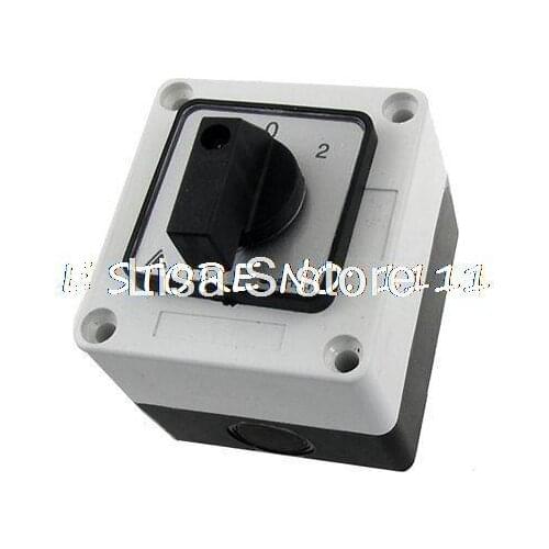 Rotary Cam Changeover Combination Switch Station 3 Positions 4 Screw Terminals