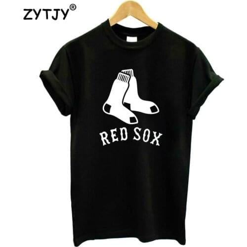 RED SOX Print Women Tshirt Cotton Funny t Shirt For Lady Girl Top Tee Hipster Tumblr Drop Ship HH-138
