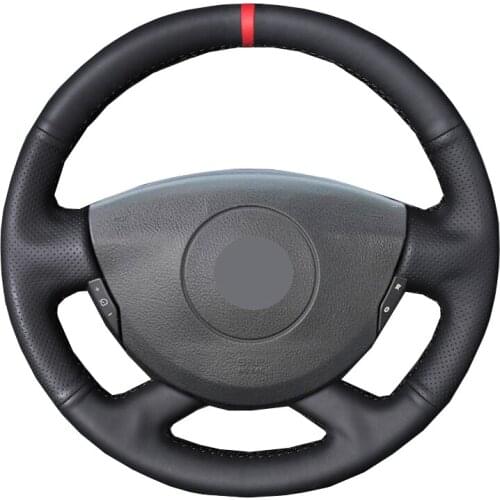 Hand Sewing Car Steering Wheel Cover Braid Wrap For Renault Laguna 2 2001-2007 Trafic 2 Grand Espace Vel Satis Nissan Primastar