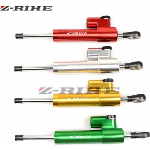 For CB600F LOGO Motorcycle cnc Universal Stabilizer Damper Complete Steering Mounting Bracket For Honda CBR 600 CB600F 2007-2016