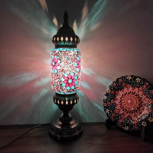 Restoring ancient ways is the sitting room the bedroom cafe restaurant hotel romantic coloured glaze decoration lamp