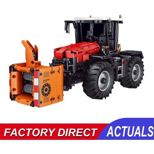 Mould King High-Tech Truck The RC Tractor Fastrac 4000eModel Building Blocks Kids Educational Toys Moc Gifts Toys for Children