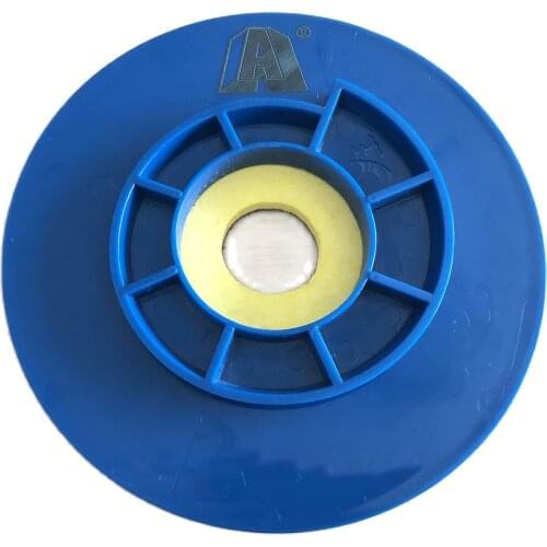 Foam Back-up Backer Pad With Plastic Base For Connection Of Angle Grinder And Polishing Pad With Snail Lock