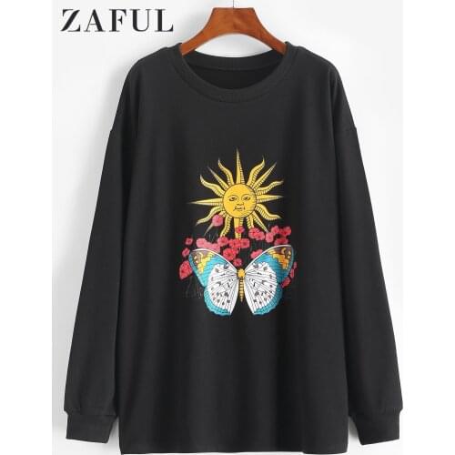 ZAFUL Women's Sweatshirts With Print