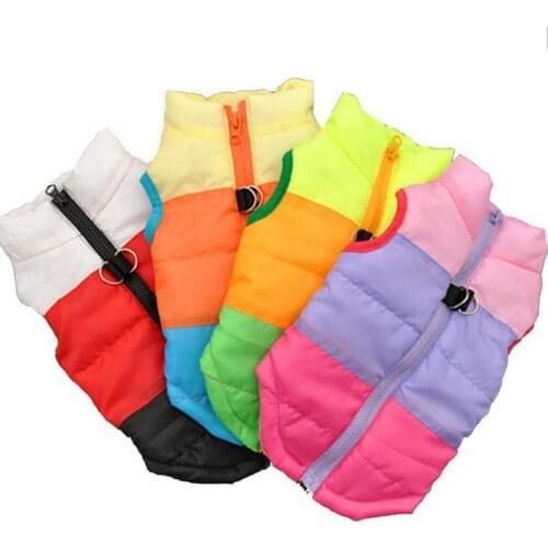Winter Warm Dog Clothes For Small Dogs Windproof Pet Cat Coat Jacket Puppy Outfit French Bulldog Vest Yorkies Chihuahua Clothes